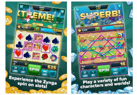ZYNGA SLOTS : de nouveaux jeux de casino Zynga