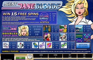 aperçu jeu Agent Jane Blonde 2
