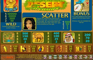 aperçu jeu Desert Treasure 2