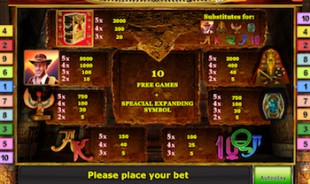 aperçu jeu Book of Ra Deluxe 2