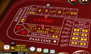 jeu Craps (RTG)