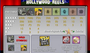 aperçu jeu Hollywood Reels 2