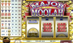 jeu de casino du 15 mars 2015 Major Moolah