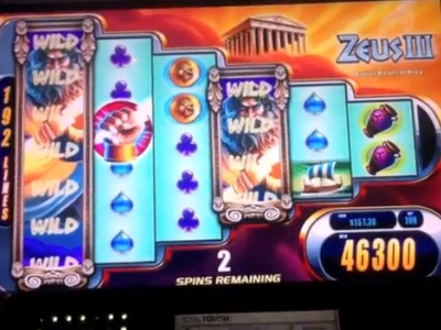 Gros gain sur la machine à sous live Zeus III